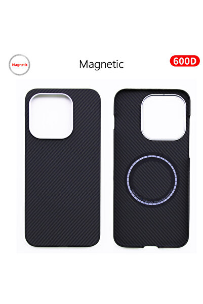 Choice5 CarbonBlack Magnetic Aramid Fiber Case Compatible with 15 - Case Supe...