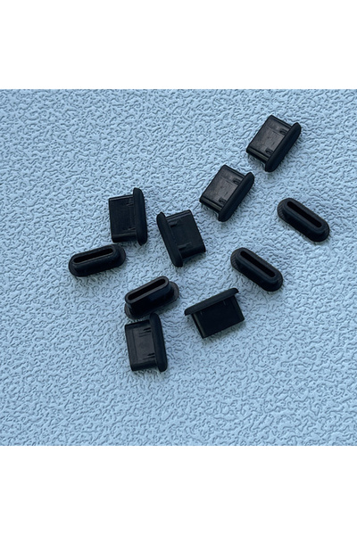 Choice1 Black-10pcs 10pcs Type-C Dust Plug USB Charging Port Protective Cover...
