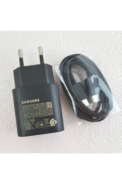 Choice3 SAMSUNG black and 2M cable 25W Super Fast Charger Usb Type C Cargador...