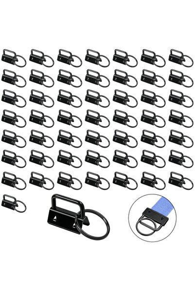 STARSTAR Hooks clips 50pc 26.5mm metal black for crafts.