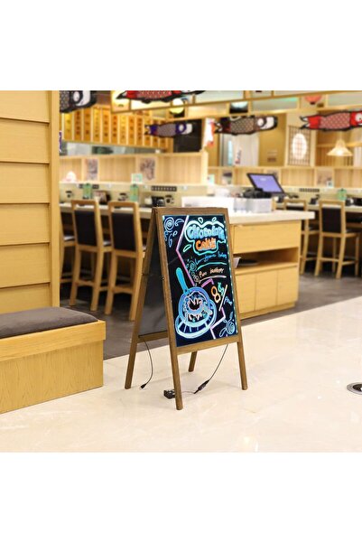WISFOR LED Chalkboard for Drawing: Large Double-Sided Blackboard with Lights ...