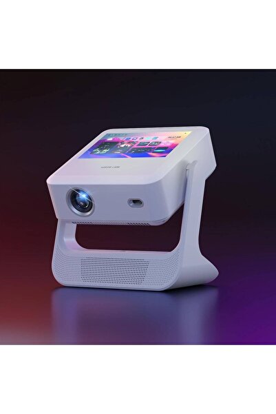 Generic Brand Dual-Screen Smart Projector features a 7-inch touchscreen and a...