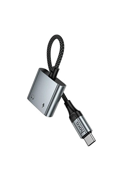 Hoco Аудио кабел DAC (цифров аудио конвертор) UPA34A, USB-C към USB-C, Бродир...