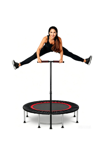 Snooe Heavy Duty Mini Trampoline for Adults, Silent Bungee Cardio Jumper with...