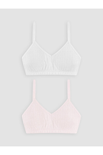 LC Waikiki Rmz Gi̇yi̇m Farkiyla Girl's 2-Piece Bustier Set