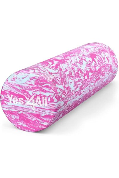 Yes4All Medium-Density EVA Foam Roller, Round Yoga Back Roller for Balance & ...