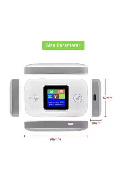 PopZa MF688 4G/5G LTE Cat6 Mobile WiFi Router – Fast & Reliable Connectivity