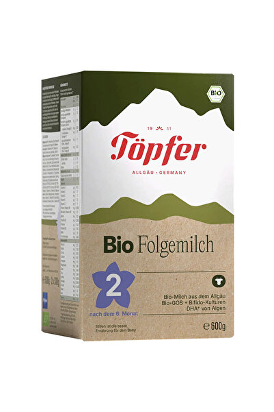 Töpfer Lapte praf Topfer 2 Bio de la 6 luni 600 g