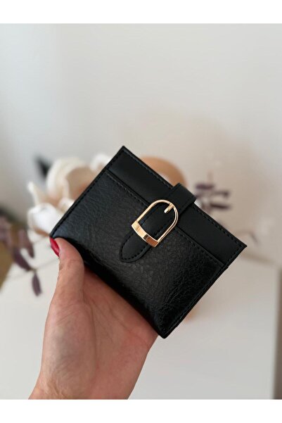 lalettobags Women's Gold Buckle Detailed Wallet