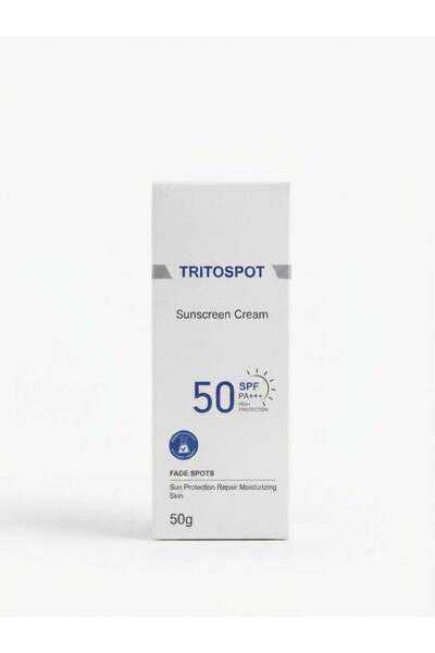 Tritospot كريم واقي من الشمس بعامل حماية 50+، حماية عالية، إصلاح وترطيب البشر...