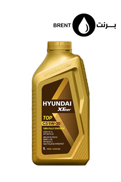 Hyundai زيت محرك XTeer TOP C3 SAE 5W-30 اصطناعي بالكامل، زيت محرك ممتاز منخفض...