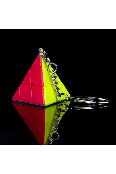 XMD Pyraminx [ECube] QiYi Mini Keychain MoFangGe Ivy Pyraminx 2x2 3x3 Gear Ma...