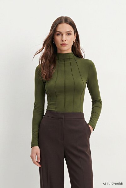 Rays Long Sleeve Cotton Body 8225A Khaki
