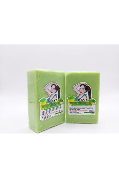 Maya White Lemon Soap 2PCS COMBO PACK, Glutathione Brightening Face & Body Ba...