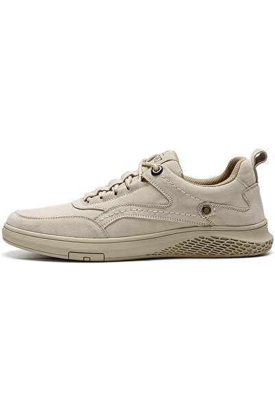 GENERAL Liusu Genuine Leather Men's Running Shoes - Breathable Comfortable Ca...