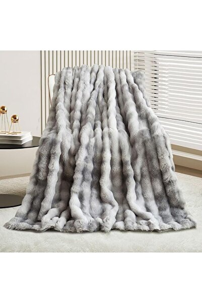GENERAL GKXLH Luxury Plush Throw Blanket - Super Soft Cozy Fuzzy Blanket Faux...