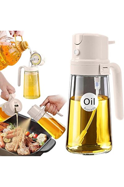 GENERAL YARRAMATE 16oz/470ml Easy Refillable Oil Sprayer for Cooking, 2 in 1 ...
