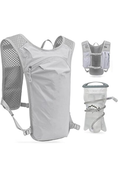 HOMODOSKEY Running Hydration Vest Backpack, Lightweight Insulated Pack with 1...