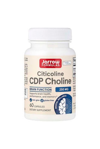 Jarrow Formulas Citicoline, CDP Choline, 250 mg, 60 Kapsül