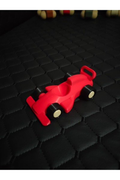 Devletli 3d 1-3 Years Old Toy F1 Car 12.5cm Red High Quality