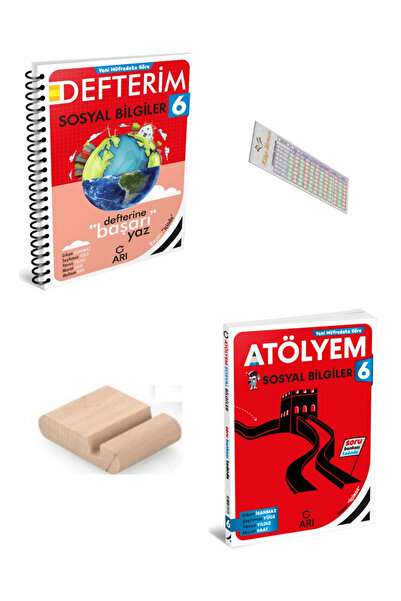Arı Yayıncılık 6.Sınıf Sosyal Bilgiler Defterim Sosyal Bilgiler Atölyem 2027 ...