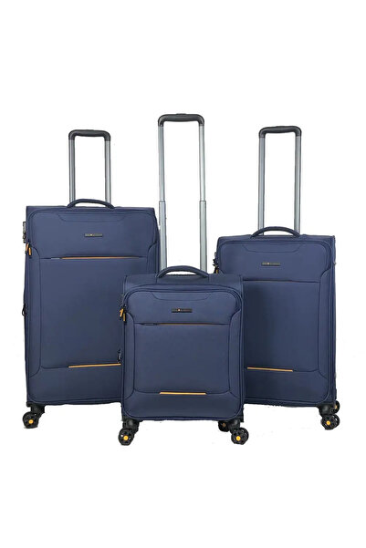 RCM Σετ Βαλίτσες 213-Set3 Μπλε – Premium, Water Resistant, με Κλειδαριά TSA &...