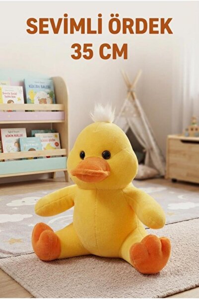 Tıfıl Toys دمية بطة لطيفة مقاس 35 سم؛ وسادة نوم لطيفة ومريحة ولعبة زخرفية للعناق
