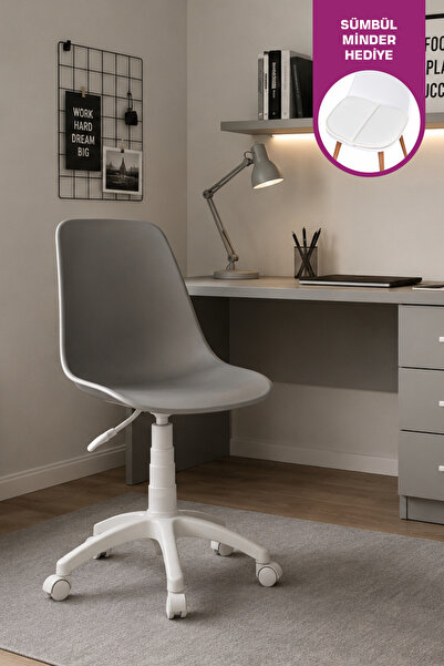 VİLİNZE Eames Çalışma Koltuğu Tekerlekli Ofis Sandalyesi
