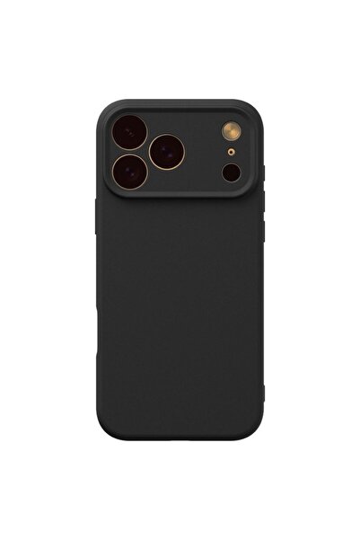OEM Θήκη Σιλικόνης Lite Soft Touch Μαύρη (iPhone 17 Pro)