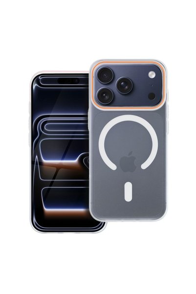 megaMobile Husă protecție Go Orange compatibilă MagSafe pentru Oppo Reno 14F,...