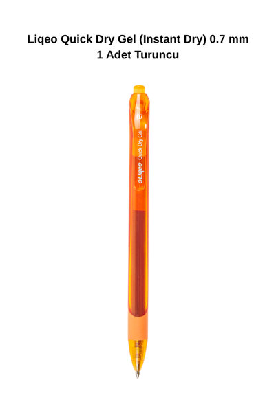 Dağtaş Kırtasiye Liqeo Quick Dry Gel (Instant Dry) 0.7 mm 1 Piece Orange