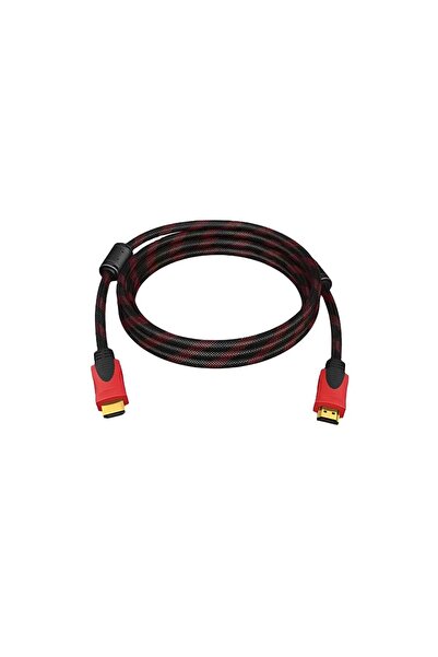 Taimi كابل HDMI إلى HDMI بطول 1.5 متر - كابل متين أحمر وأسود عالي السرعة لنقل...