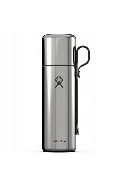 Hydro Flask Termos cu cană 828 ml, recipient termoizolant și cană, argintiu