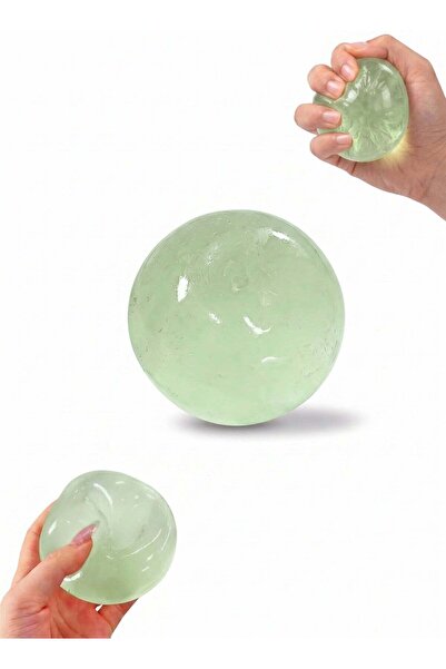 REZZOSS Squishy Ball Coconut Oil 6cm Handmade Squeeze Toy – Non-Sticky Glutin...