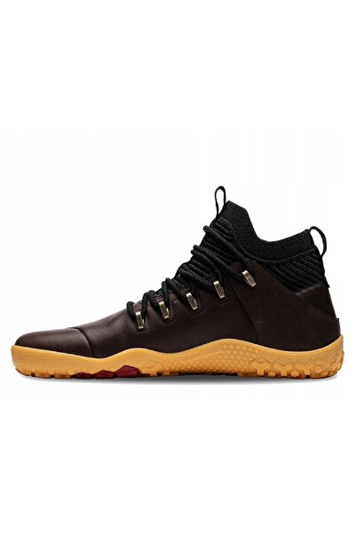VIVOBAREFOOT Bocanci de drumeție din piele maro, înalți, mărimea 40