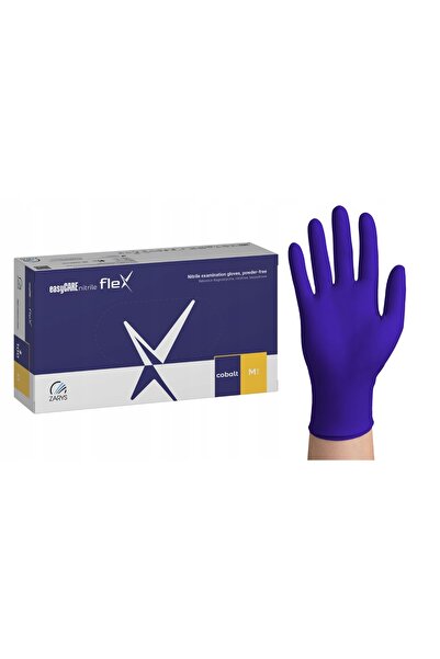 ZARYS Mănuși din nitril easyCARE nitrileFLEX cobalt mărime [M] 10 bucăți x A'100