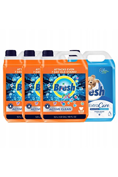 NO BRAND DETERGENT LICHID GEL UNIVERSAL 15L + PRODUS DE LĂSARE 5L BRESH = 20L...