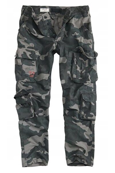 NO BRAND Pantaloni bărbați tactici de luptă, surplus aeropurtat, slim, negru ...