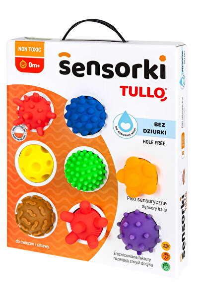 TULLO Mingi de masaj colorate pentru reabilitare senzorială