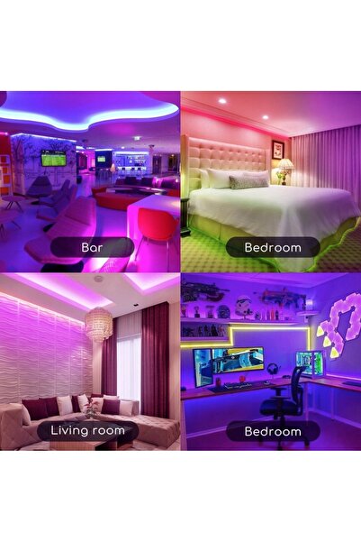 As Bandă LED 24W RGB cu telecomandă IP65, set 5m