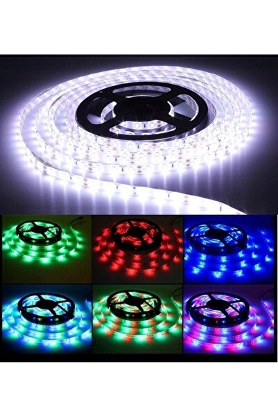 NO BRAND Bandă LED SMD Impermeabilă 5M RGB Colorată cu Telecomandă