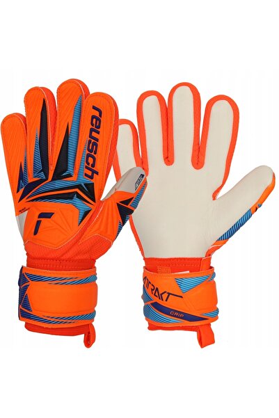 Reusch Mănuși de portar pentru copii Attrakt Grip Junior, portocalii