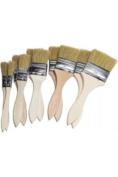 NO BRAND Set de pensule pentru pictură 15, 25, 36, 50, 65 mm - 10 bucăți