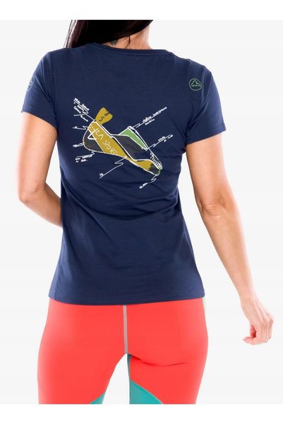 La Sportiva Tricou de alpinism pentru femei, tricou cu mantra - cerul nopții XS