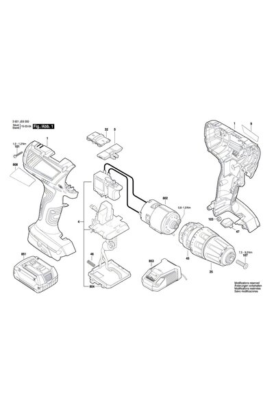 NO BRAND Motor pentru mașină de găurit și înșurubat BOSCH GSR 14,4-2-LI Plus