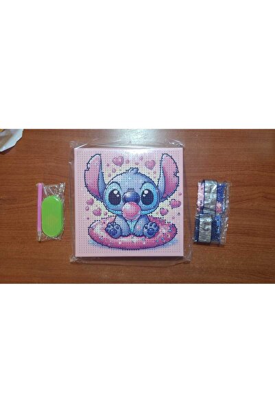 sepetly Sevimli Karakter Figürlü 5d Elmas Boyama Seti 20X20 cm Mozaik Boncuk ...