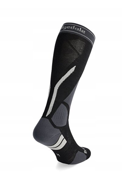 NO BRAND Șosete de schi Bridgedale Ski Lightweight Merino - negru/gri 48