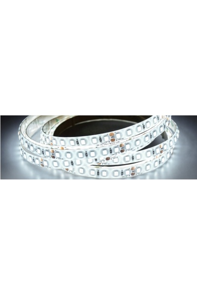 NO BRAND Bandă LED 24V 120 LED-uri 9.6W Alb Rece 6500K - 5m Impermeabilă IP64