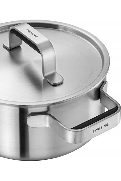 NO BRAND ZWILLING PURE Set de 3 vase din silicon Stay-Cool, argintii