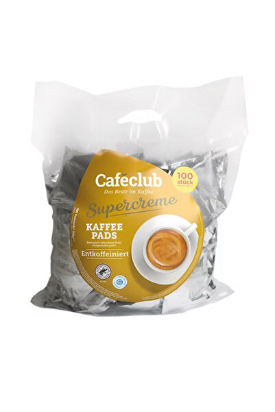 NO BRAND Cafea în pliculețe Senseo Cafeclub Supercreme fără cofeină, 100 de p...